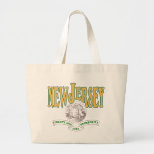 New Jersey Large Tote Bag