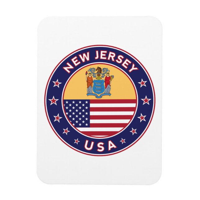 New Jersey Magnet (Vertical)