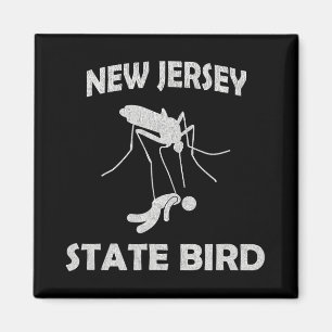 New Jersey Mosquito State Bird Funny Outdoors Magnet