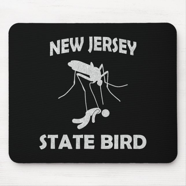 New Jersey Mosquito State Bird Funny Outdoors  Mouse Pad (Front)