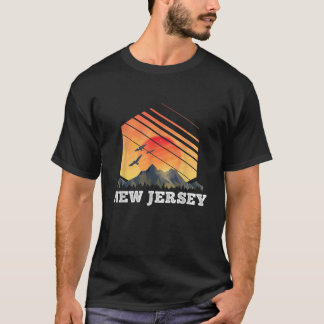 New Jersey Mountain Sunset USA America Gifts T-Shirt