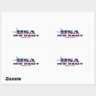 New Jersey My Home State Sticker