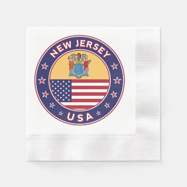 New Jersey Napkin (Front)