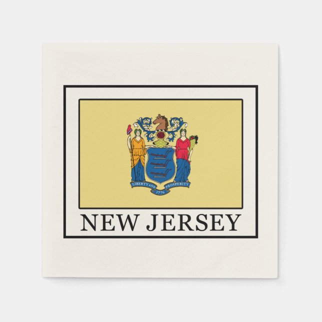 New Jersey Napkin (Front)
