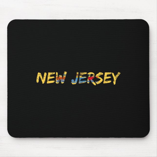 New Jersey, New Jersey Flag  Mouse Pad (Front)