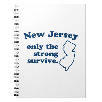 New Jersey Only The Strong Survive Notebook