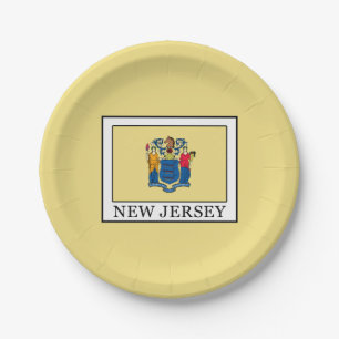 New Jersey Paper Plate