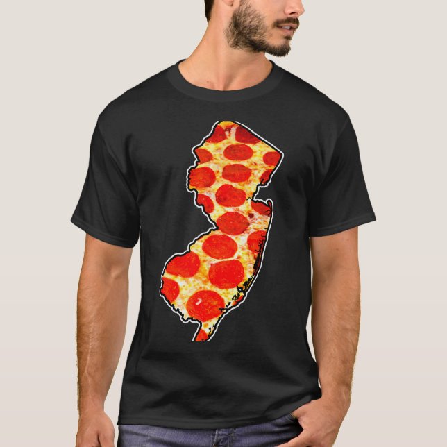 New Jersey Pepperoni Zza  T-Shirt (Front)