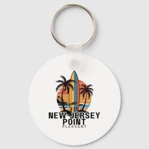 New Jersey Point Pleasant Surfing Surfer _1 Key Ring