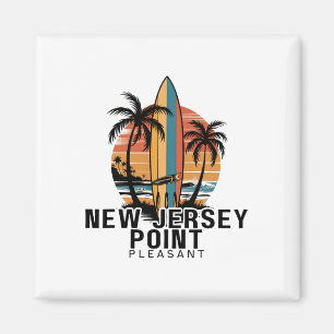 New Jersey Point Pleasant Surfing Surfer _1  Magnet