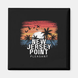 New Jersey Point Pleasant Surfing Surfer  Magnet