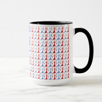 New Jersey Red, White & Blue Ringer Mug