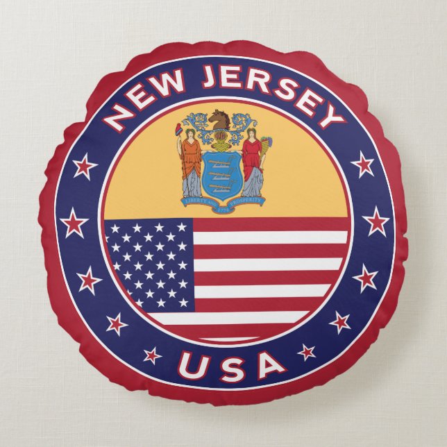 New Jersey Round Cushion (Front)