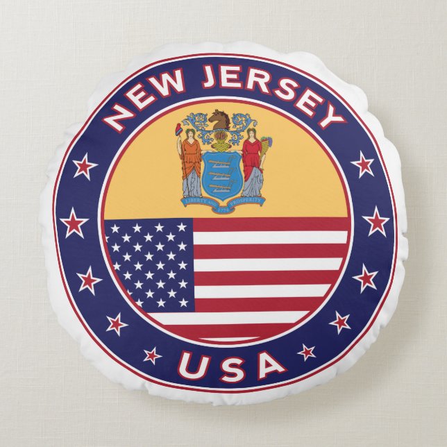 New Jersey Round Cushion (Front)