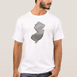 New Jersey Sandy State Outline T-Shirt