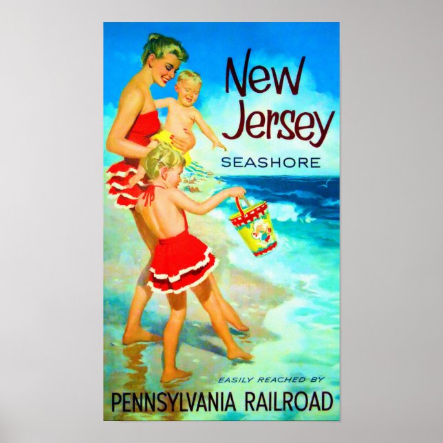 New Jersey Seashore Poster (Front)