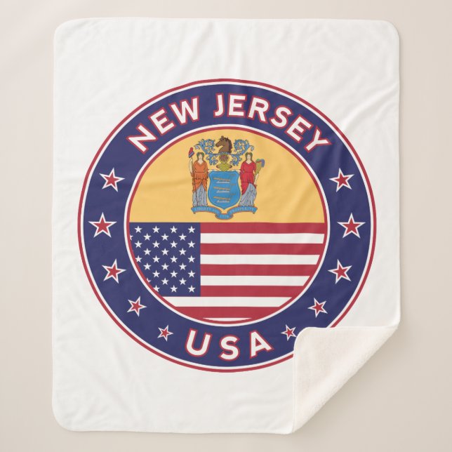 New Jersey Sherpa Blanket (Front)