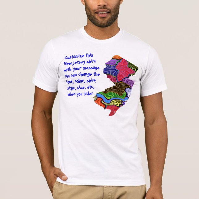 New Jersey Shirt - Custom with Election or other (Front)