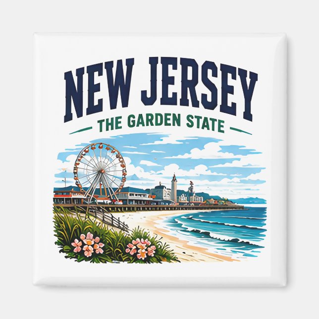 New Jersey Shore Adventure Magnet (Front)