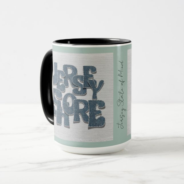 New Jersey Shore Denim Mug  (Front Left)