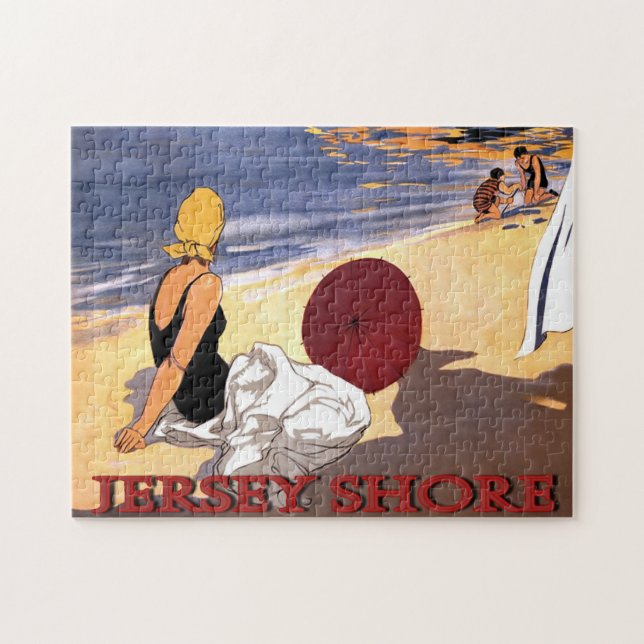 New Jersey, Shore Vintage, Jigsaw Puzzle (Horizontal)