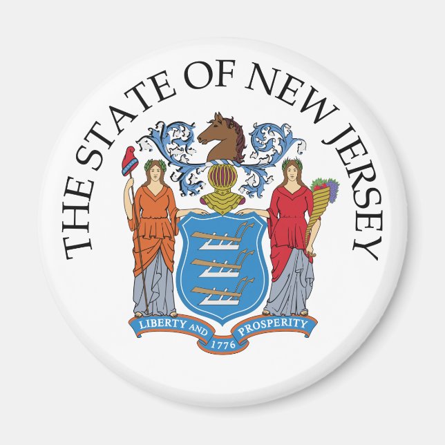 New Jersey sign Magnet (Front)