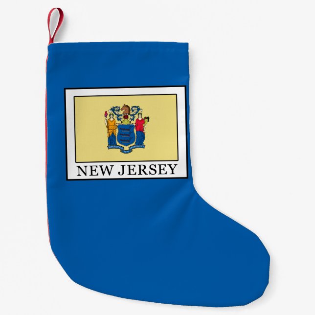 New Jersey Small Christmas Stocking (Front)