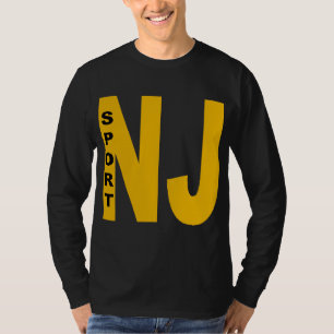 NEW JERSEY SPORT black T-shirt