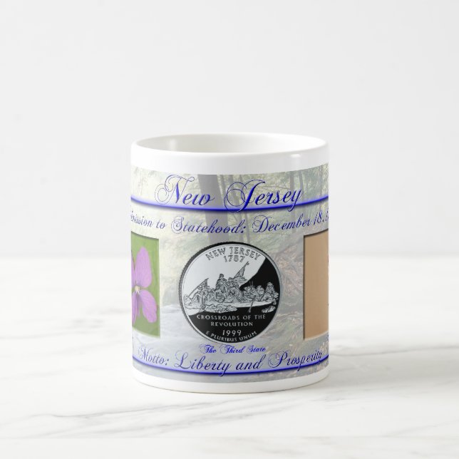 New Jersey State Commemorative Coffee Mug (Center)