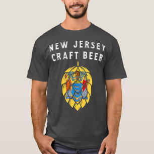 New Jersey State Flag Craft Beer Beer Lovers T-Shirt