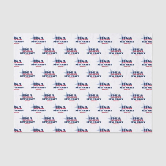 New Jersey State Pride Tissue Paper (Front)