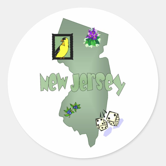 New Jersey Sticker (Front)