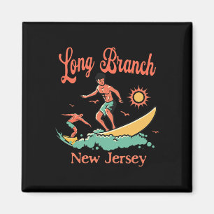 New Jersey Surfer Long Branch Nj Surfing Beach Vac Magnet