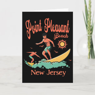 New Jersey Surfer Point Pleasant Beach Nj Surfing Card