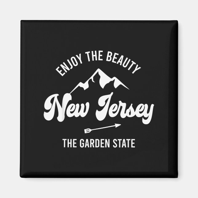 New Jersey - The Garden State - Enjoy The Beauty  Magnet (Front)