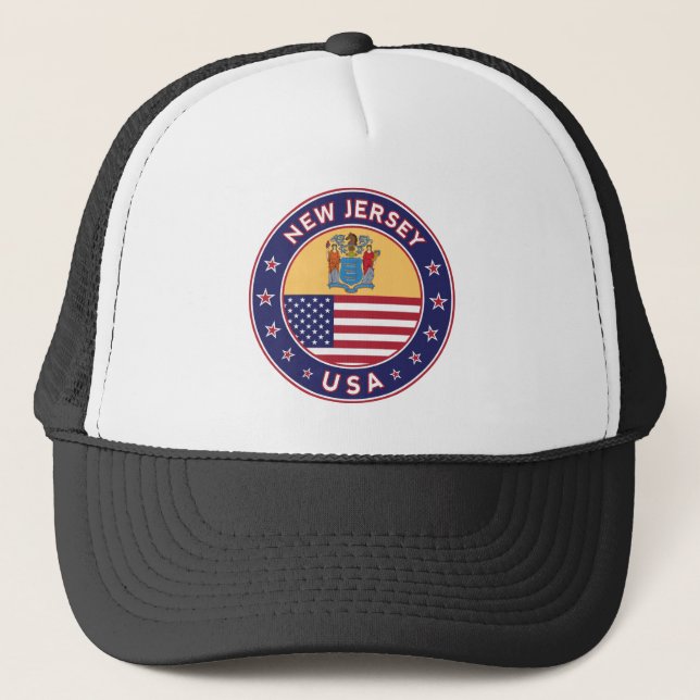 New Jersey Trucker Hat (Front)