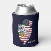 New Jersey United States Retro Map USA Souvenir