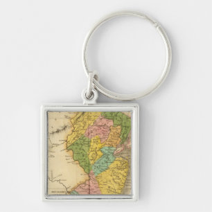 New Jersey US Key Ring