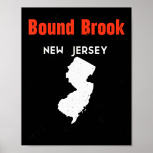 New Jersey Usa State America New Jerseyite Bound B Poster