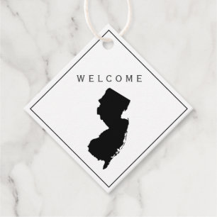 New Jersey Welcome Bag Gift Tag Wedding Weekend
