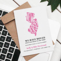 NEW JERSEY We've moved New address New Home  Postc