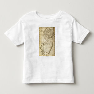 New JerseyPanoramic MapNew Jersey Toddler T-Shirt