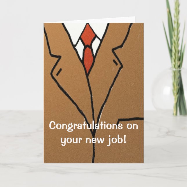 New job Card (Front)