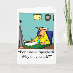 New Job Congratulations Humour Greeting Card