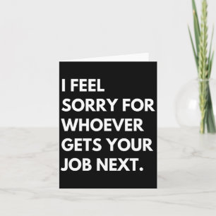 New Job Farewell Retirement For Coworker Leaving Card