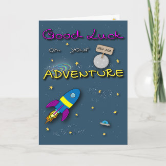 New Job - Good Luck on your new Adventure Card