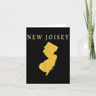 New Joisey Funny  Card