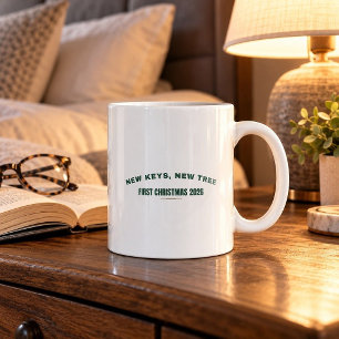 New Keys New Tree First Christmas 2026 Funny Mug