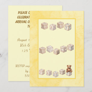 NEW KID ON THE BLOCK DIGITAL DOWNLOAD SHOWER INVITATION