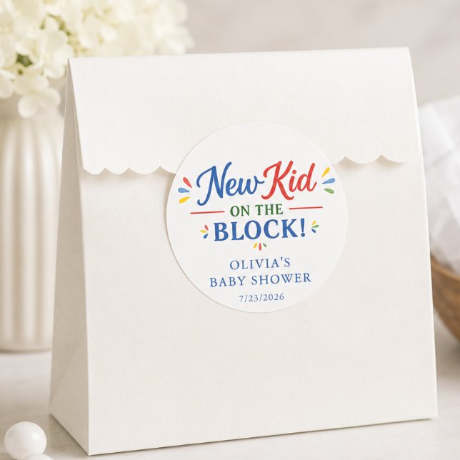 New Kid on the Block Favour Sticker (Creator Uploaded)